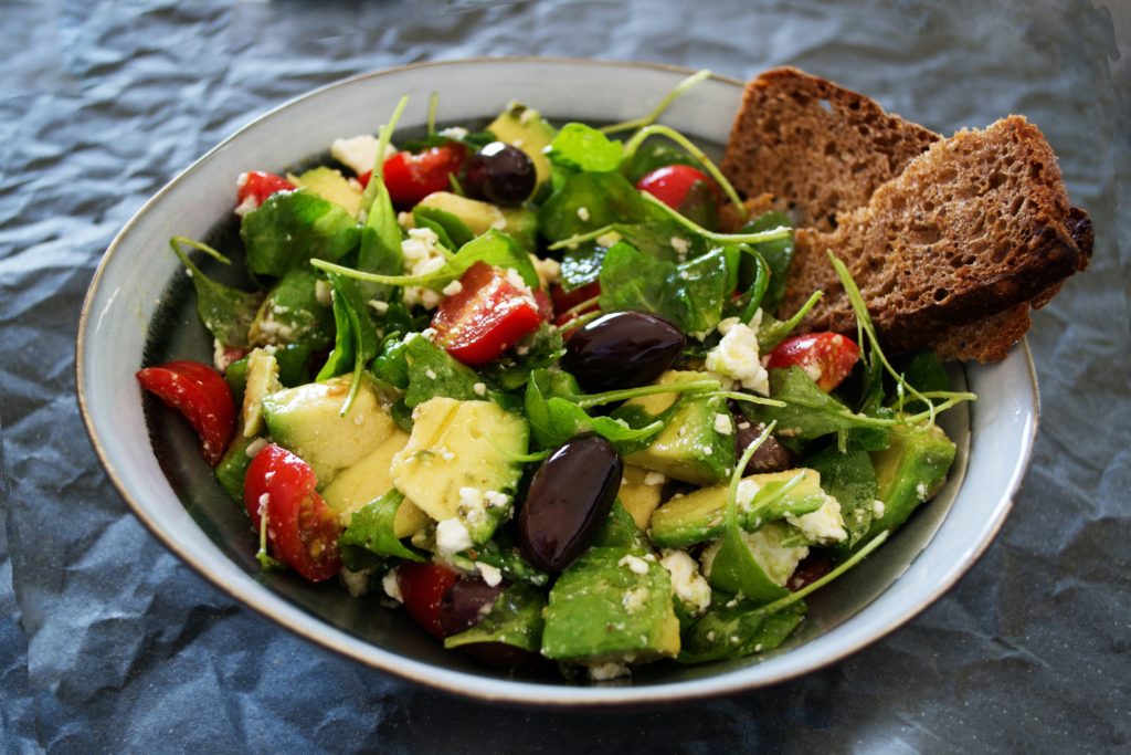 Fresh Zucchini Salad with Tomatoes and Feta - mealplays.com